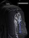 Рюкзак чоловічий чорний з синім SkyName 90-119BL 4