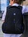 Рюкзак чоловічий чорний з синім SkyName 90-102B 2