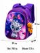 Рюкзак шкільний 3в1 фіолетовий, кішечка SkyName R1-020 Full Set 6