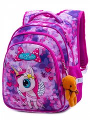 Рюкзак шкільний для дівчаток рожевий, поні SkyName R2-173