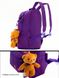 Рюкзак дитячий для дівчаток фіолетовый, панда SkyName 1103 4