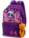 Рюкзак дитячий для дівчаток фіолетовый, панда SkyName 1103 1