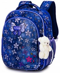 Рюкзак шкільний для дівчаток синій SkyName R4-414